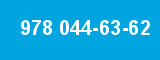 978 044-63-62 978 044-63-62